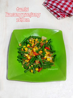 Foto resep Tumis kacang panjang rebon