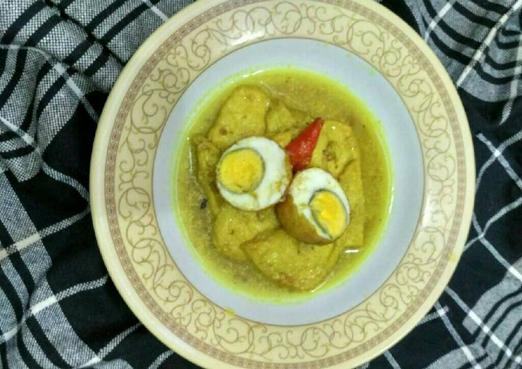 Cara Gampang Membuat Tahu Telur Masak Santan Kuning yang Sempurna