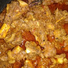 A picture of Kadhai mutton.