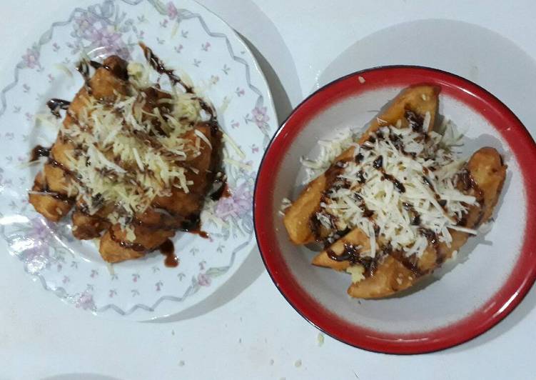 Pisang goreng madu krispi