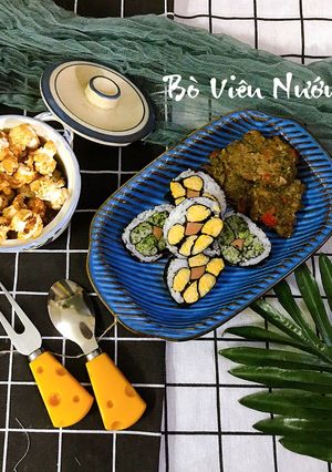 Hình của món Chả bò viên (cũng cthuc chị Nga mình biến tấu lại tí).