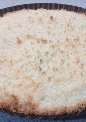 Una foto de Pie de coco con arequipe (dulce de leche/cajeta)
