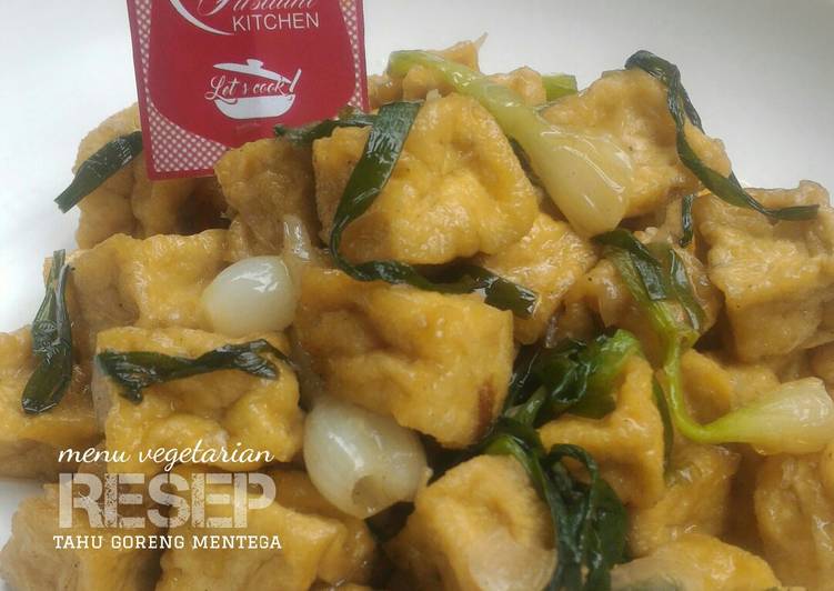 Tahu Goreng Mentega Menu Vegetarian