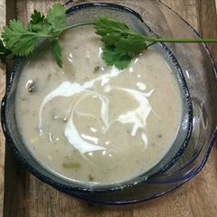 A picture of Cream of Mushroom Soup.