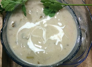 A picture of Cream of Mushroom Soup.