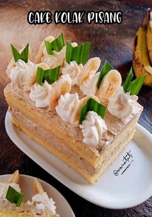 Foto resep Cake Kolak Pisang Kukus