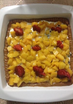 Una foto de Postre frutal