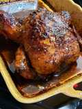 Orange Glazed Whole Chicken