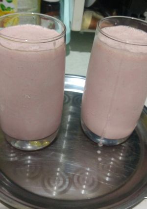 عکسی از دستور میلک شیک هندوانه