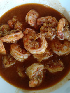 Una foto de Langostinos al ajillo
