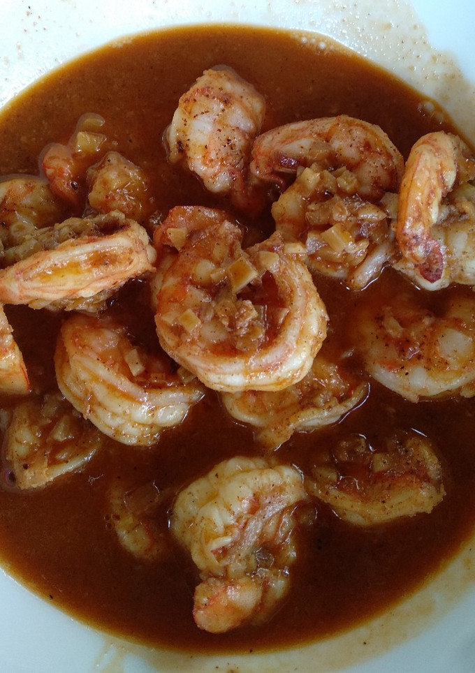 Una foto de Langostinos al ajillo