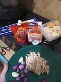 Spaghety lafonte bakso jamur