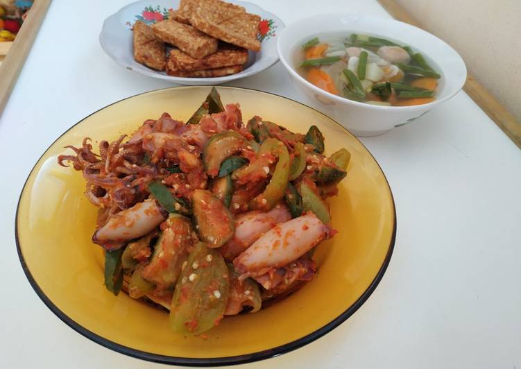 Oseng Cumi dan Terong Bulat