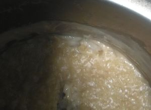 Una foto de Arroz con leche de chufa