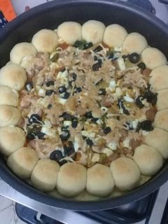 صورة لوصفة بيتزا بكرات الجبنة 😋