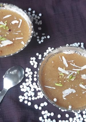 A picture of Sabudana Sheera.