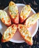 Сырные гренки