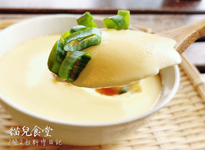 零廚藝：電鍋蒸水蛋（電鍋上菜） 的食譜成品照片