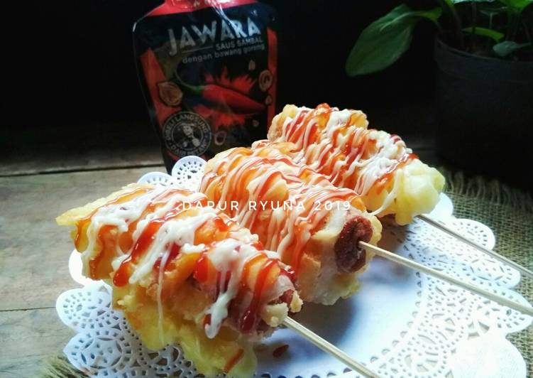 Resep Hottang (HotDog Kentang) Anti Gagal