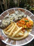 Sirloin Steak with Mushroom Sauce