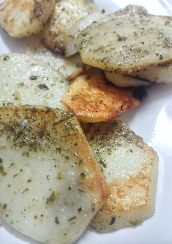Una foto de Papas al horno
