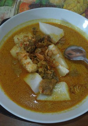 Foto resep Ketupat gule daging lebaran