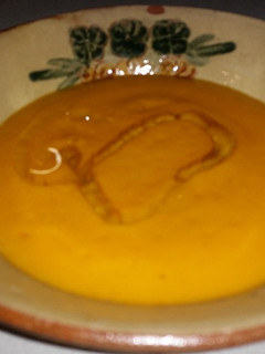 Una foto de Crema de zanahoria