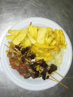 Una foto de Pinchos de carne de res
