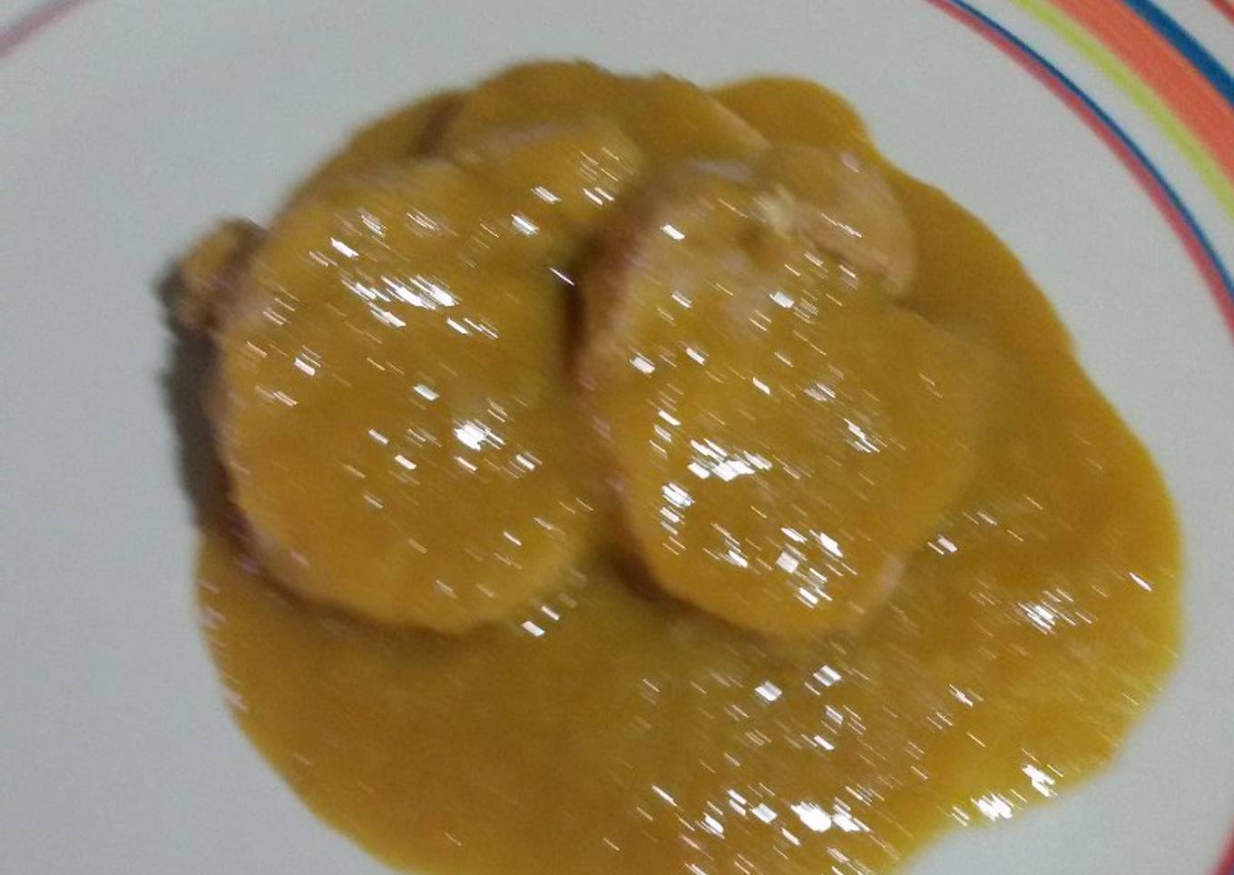 Solomillo de cerdo en salsa española con thermomix