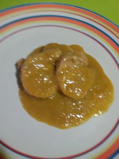 Una foto de Solomillo de cerdo en salsa española con Thermomix