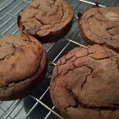A picture of Chocolate Banana Protein Muffins (with Coconut Flour).
