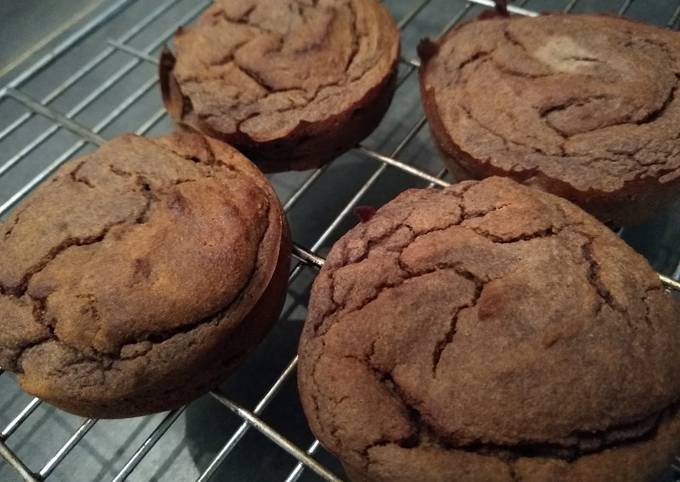 Chocolate Banana Protein Muffins (with Coconut Flour)