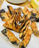 Chả tôm cuộn rong biển bánh tráng