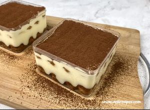 Foto resep Tiramisu Dessert Box Dari Monde Egg Drop