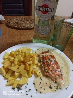 Una foto de Salmón al Vermú