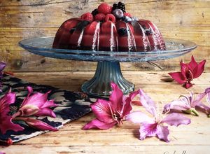 Foto principal de Pastel de Gelatina de Saúco y frutos Rojos