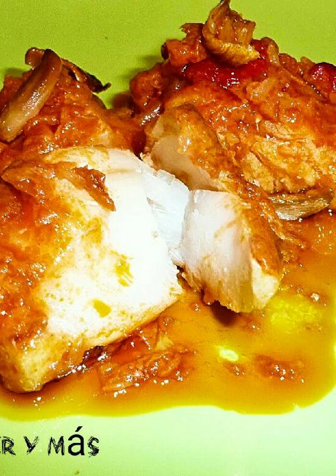 Una foto de Bacalao al ajo arriero