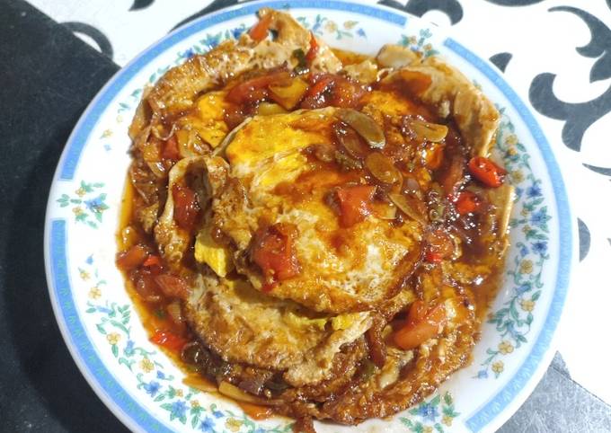 Resep Telur Ceplok Asam Manis Oleh Widjie Astuti Cookpad