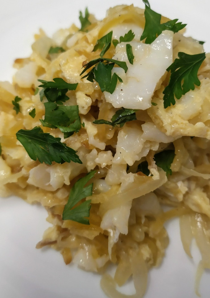 Una foto de Bacalao dourao