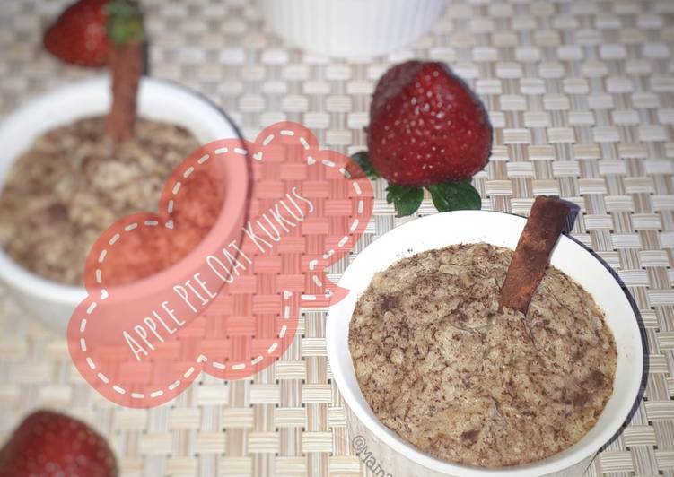 Bagaimana Menyiapkan Apple Pie Oat Kukus, Enak Banget