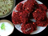बीटरूट डाळ वडा (beetroot daal vada recipe in marathi)