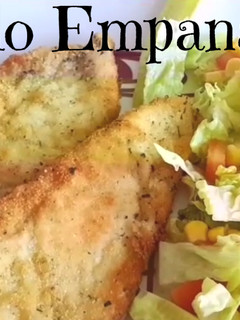 Una foto de Como hacer pechuga empanada, tierna y jugosa