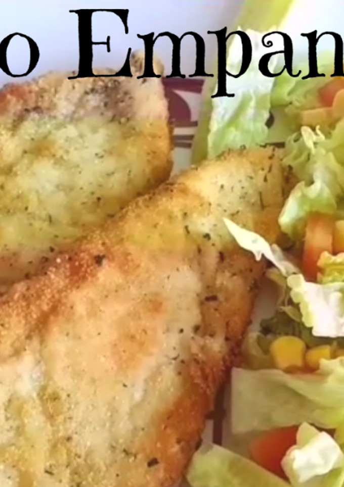 Una foto de Como hacer pechuga empanada, tierna y jugosa
