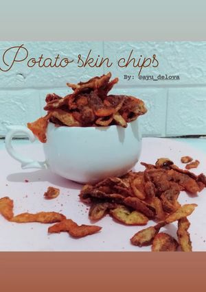 Foto resep Potato skin chips