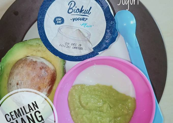 Resep Cemilan Baby Melisa Pure Alpukat Yogurt 6 Mpasi Oleh Snurhasna Cookpad
