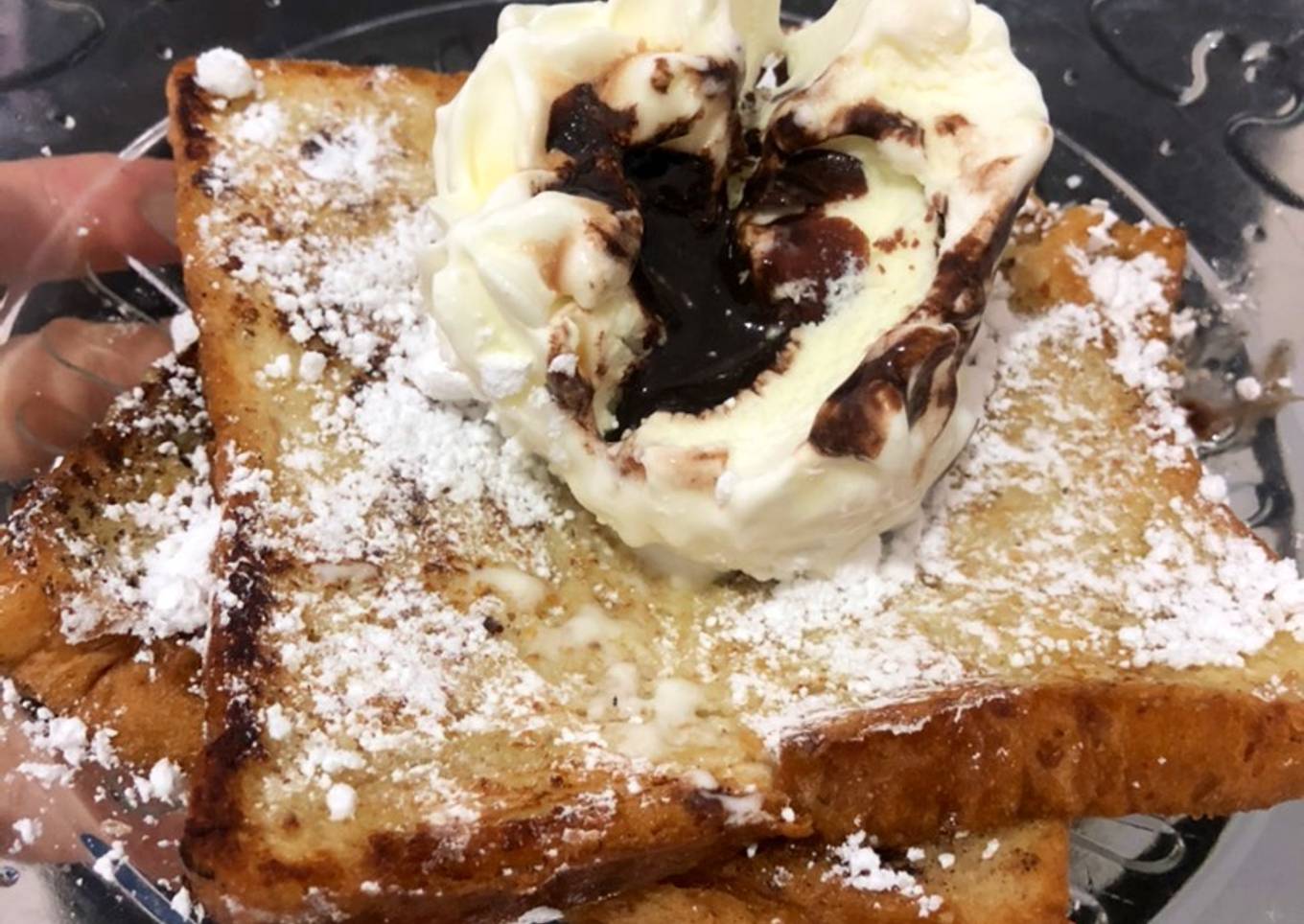 French toast cinnamon ice cream
