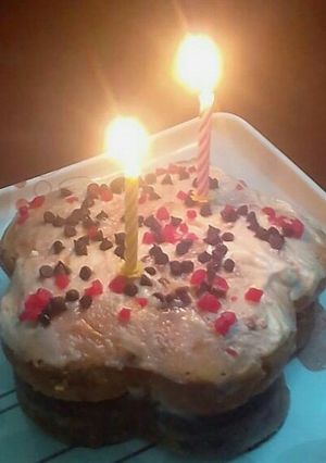 A picture of Vanilla chocolate cake.