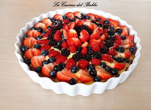 Foto di Crostata di Fragole, Lamponi, More e Mirtilli
