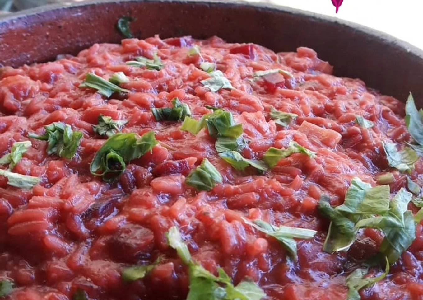 Risotto de remolacha