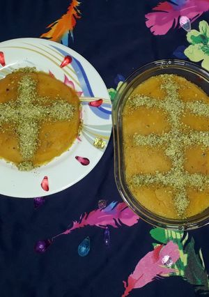 عکسی از دستور حلوا شیر (نذری)